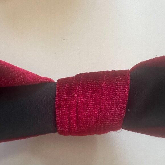 Nordstrom Velvet Knot Headband Scrunchie Hair Set Red Plaid